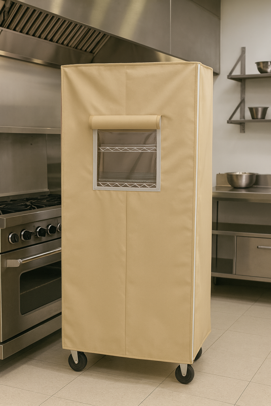 Freezer Rack Cover with window