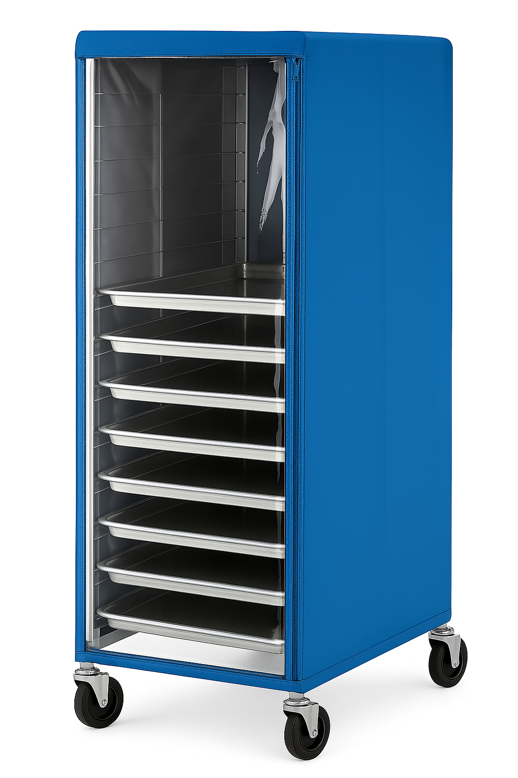 Work Coverall Box Storage Rack Pan Rack Cover Blue Vinyl - 28