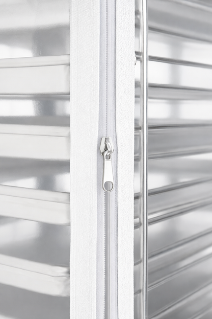 Clear Vinyl End Load Pan Rack Cover, 28" L x 23" W x 64" H