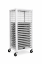 Clear Vinyl End Load Pan Rack Cover, 28" L x 23" W x 64" H