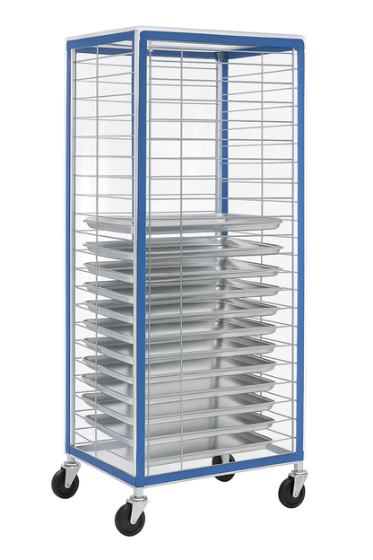 End Load Pan Rack Cover Clear Vinyl SRC-1 XL - 31" L x 23" W x 70" H